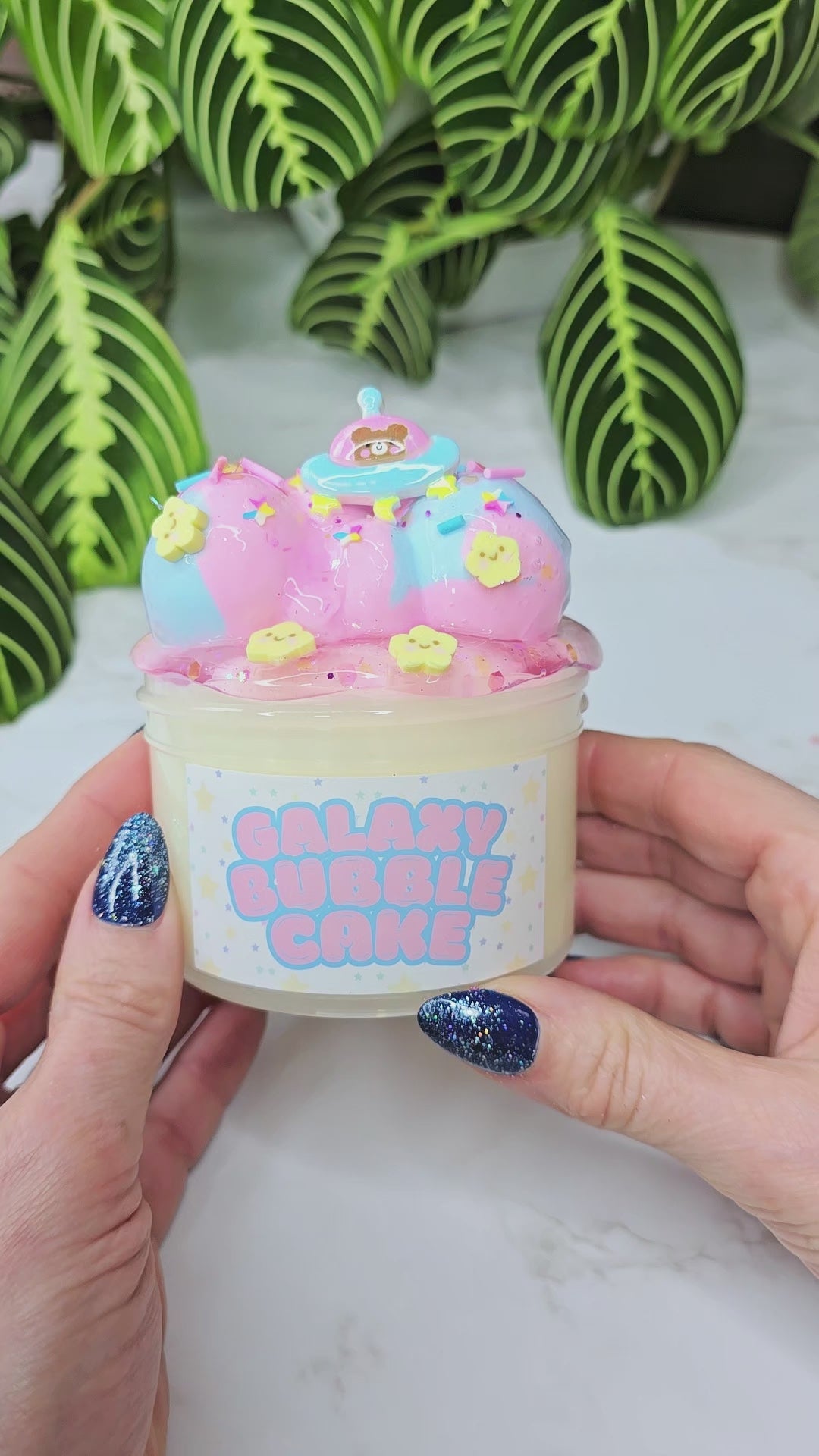 Galaxy Bubble Cake
