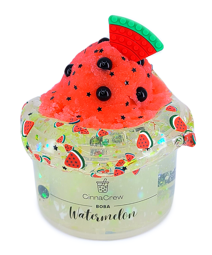 Watermelon Boba - CinnaCrew Slimes