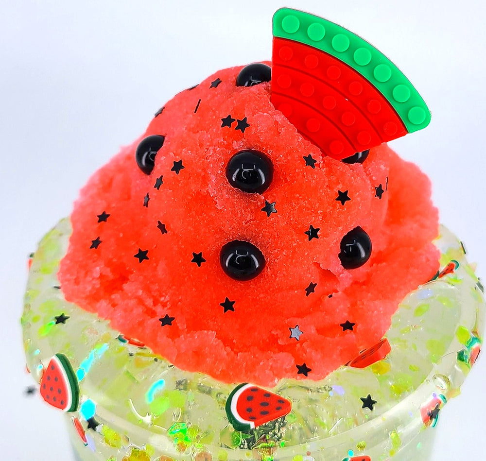 Watermelon Boba - CinnaCrew Slimes