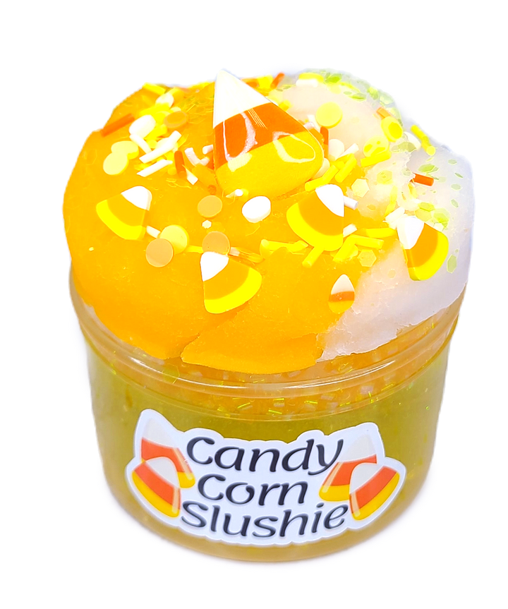 Candy Corn Slushie - CinnaCrew Slimes