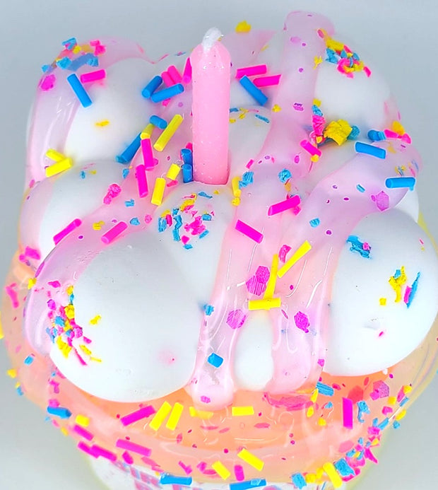 Birthday Bubble Cake - CinnaCrew Slimes