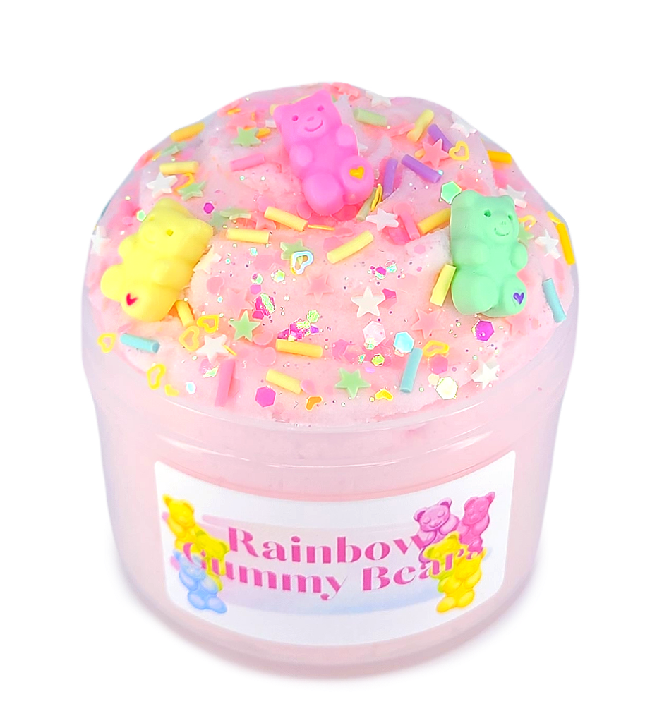 Rainbow Gummy Bears - CinnaCrew Slimes