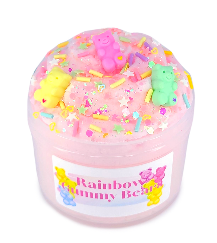 Rainbow Gummy Bears - CinnaCrew Slimes