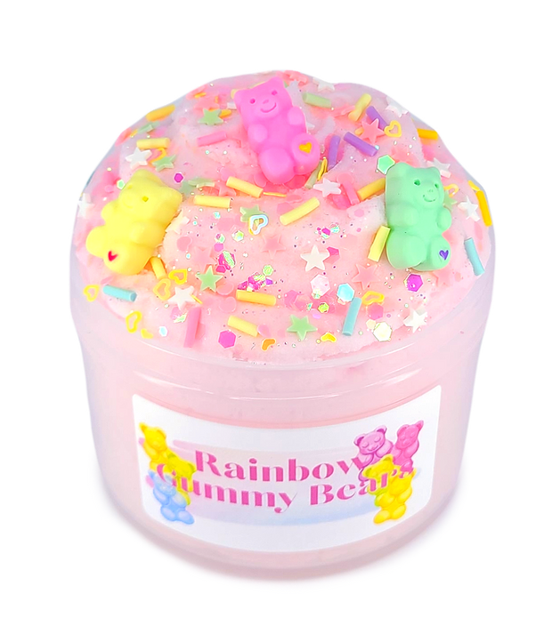 Rainbow Gummy Bears - CinnaCrew Slimes
